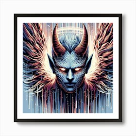 Demon Head Art Print