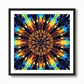 Psychedelic Flower 114 Poster