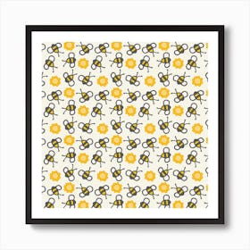 Mindfulnice Bee My Honey Art Print