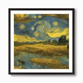 Starry Night 3 Art Print