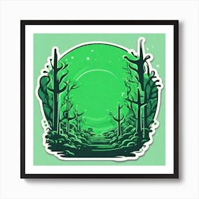 Forest Path Art Print