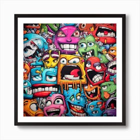 Graffiti Art, Street Art, Street Artist, Street Artist, Street Artist, Street Art Art Print