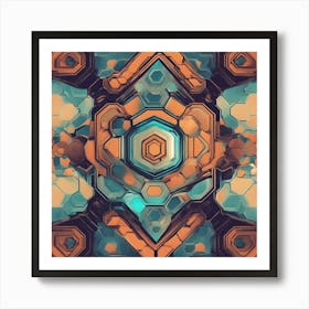 Abstract Geometric Design Art Print