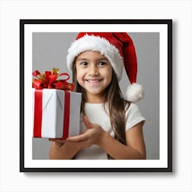 Santa Claus Gift 4 Art Print