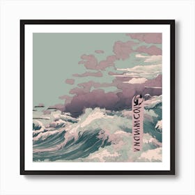 Waves In The Sky Art Print