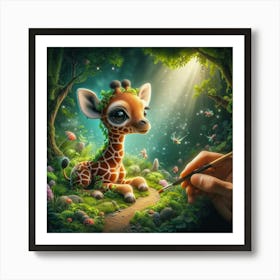 Giraffe Poster