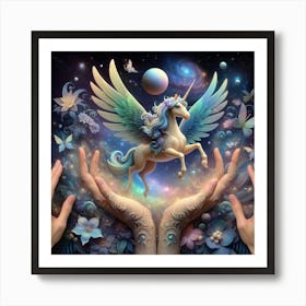 Unicorn Painting Art Print