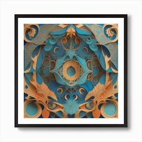 Abstract 3d Art Art Print