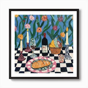 Via Gusto Trattoria Italian Food Kitchen Art Print