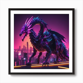 Neon Dragon - Diamond Art World