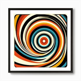 Abstract Swirl Art Print