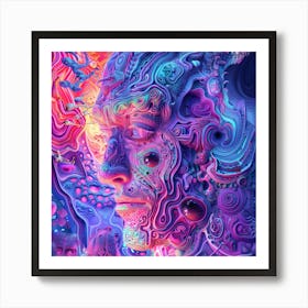 Psychedelic Art 19 Art Print