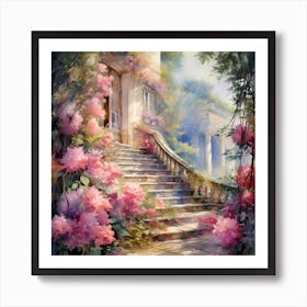 Gossamer Gardens: Sensual Tapestry of Colours Art Print