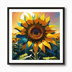 Sunflower 37 Art Print