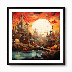 Cityscape 28 Art Print