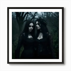 Gothic Women 3 Art Print