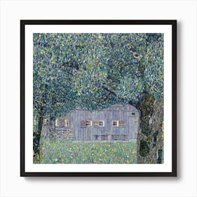 Farmhouse In Upper Austria, Gustav Klimt Poster