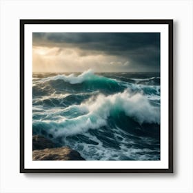 Stormy Sea 2 Art Print