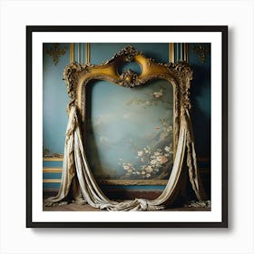 Portrait Of An Ornate Mirror Art Print