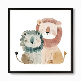 Lions Art Print