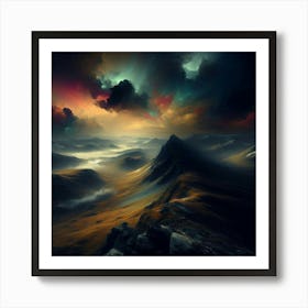 Landscape - Landscape Stock Videos & Royalty-Free Footage 5 Art Print