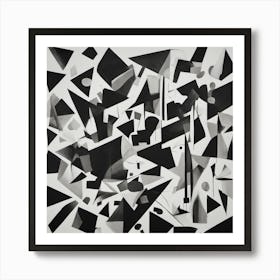 563529 The Painting Depicts A Collection Of Geometric Sha Xl 1024 V1 0 Art Print
