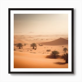 Desert Landscape - Desert Stock Videos & Royalty-Free Footage 17 Art Print