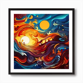 Abstract Abstract Painting 16 Art Print