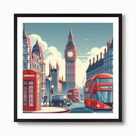 London Street Art Art Print