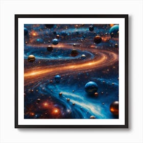 Space Galaxy Art Print