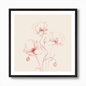 Poppies 4 Art Print