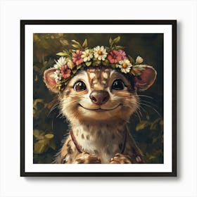 Cute Animal Portrait Art Print