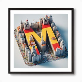 Madrid Art Print