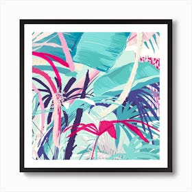 Rainforest Square Art Print