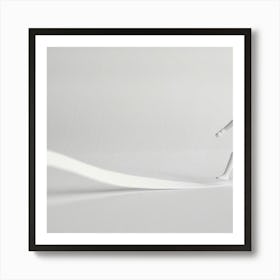 Man Walking On Paper Art Print