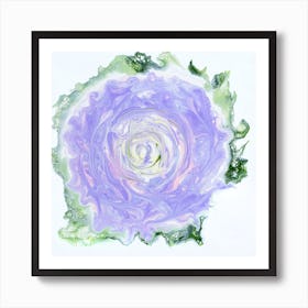 Garden. Flowers. Lavenrer rose 1 Art Print