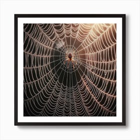 Spider Web Art Print