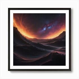 Landscape Painting 16 Art Print