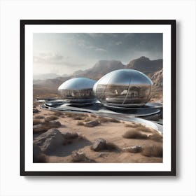 Futuristic Home 3 Art Print