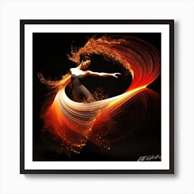 Dance Dance - Ballerina Girl Art Print