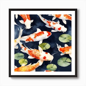 Colorful fish Art Print