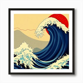 Great Wave Off Kanagawa 3 Art Print