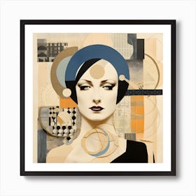 Woman With A Hat Art Print