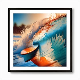 Surfer'S Wave Art Print