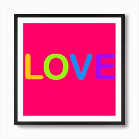 Rainbow Love Art Print