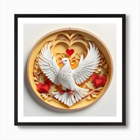 Dove Wings Art Print