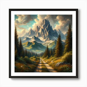 Mountain Road Art Print