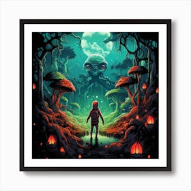 Night In The Woods 3 Art Print