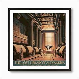 Lost Library Art Print