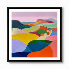 Abstract Travel Collection Denmark Art Print